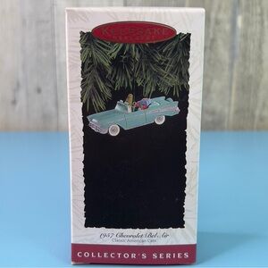 Hallmark Keepsake Ornament 1957 Chevrolet Belair Classic American Car Dated 1994